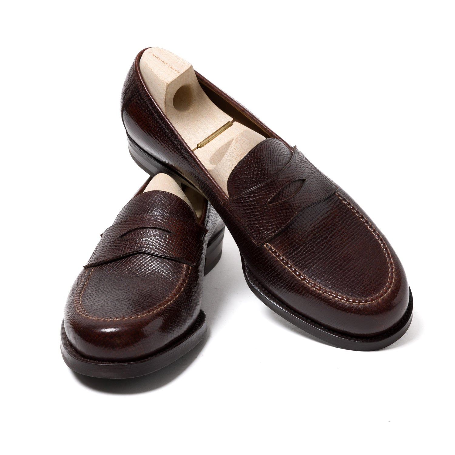 Loafer "American Casual Penny" aus genarbtem Kalbsleder - reine Handarbeit